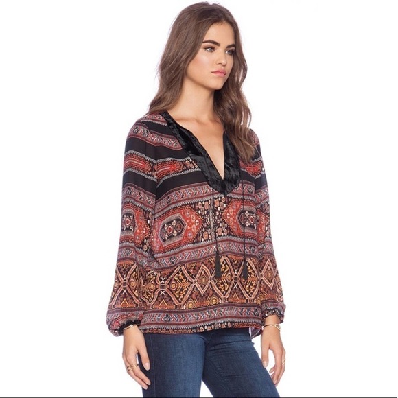 Sanctuary x Revolve Market Boho Top Aztec Print - Picture 2 of 11